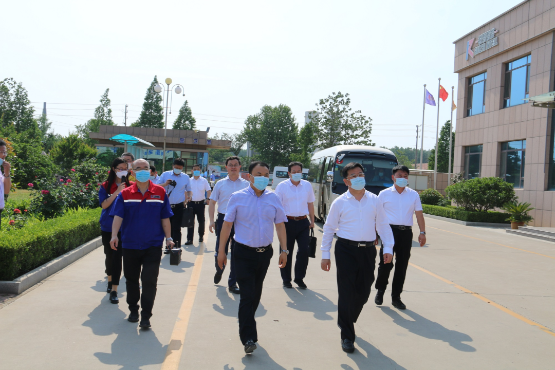 青島市市委常委、政法委書記程德智一行到定點包聯企業銳智智能，實地調研、紓困解難！